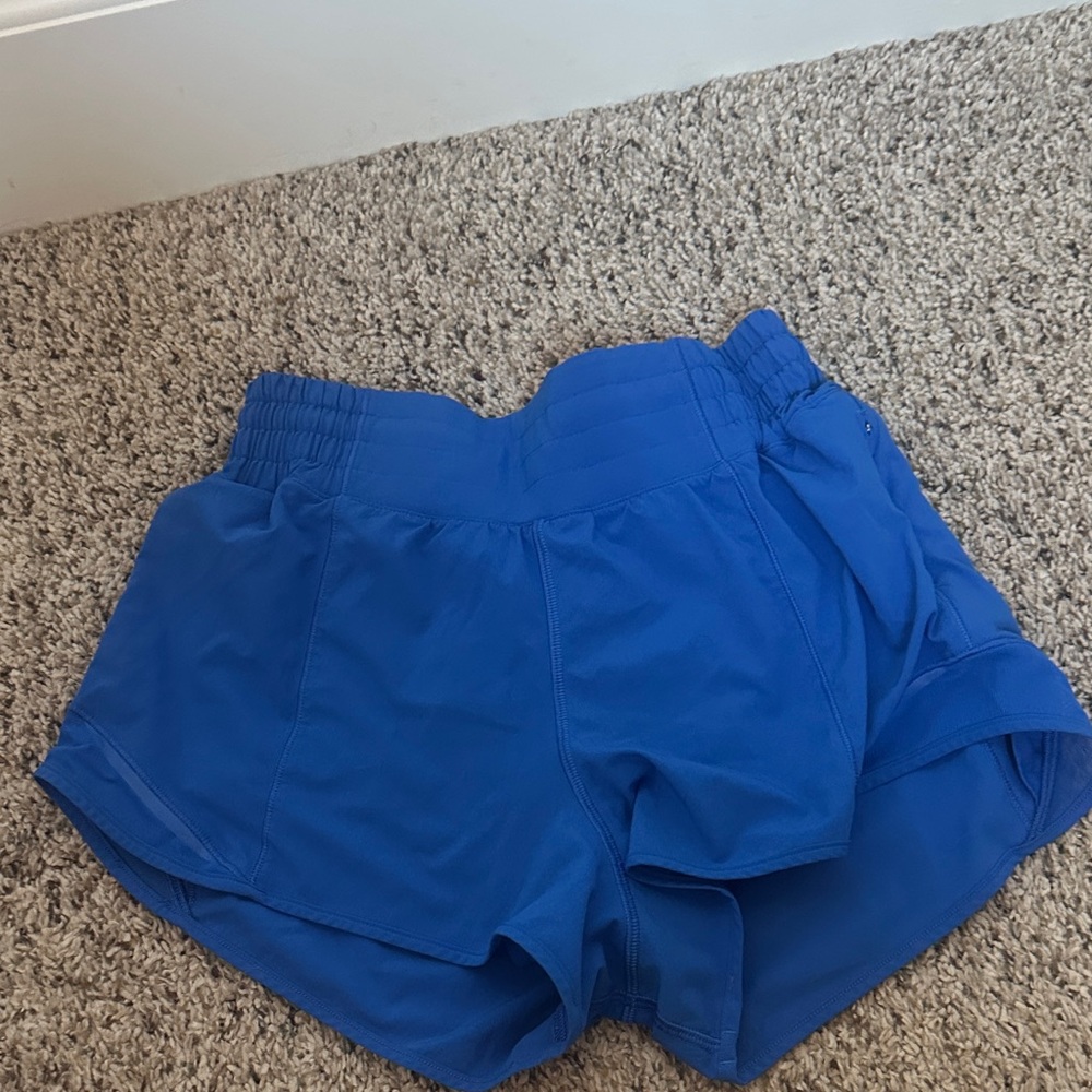 lululemon athletica Vibrant Blue Athletic Shorts